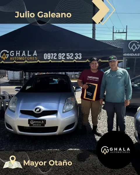 Entrega de Ghala a Julio Galeano, de Mayor Otaño