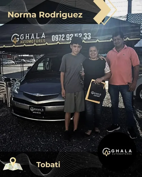 Entrega de Ghala a Norma Rodríguez, de Tobatí